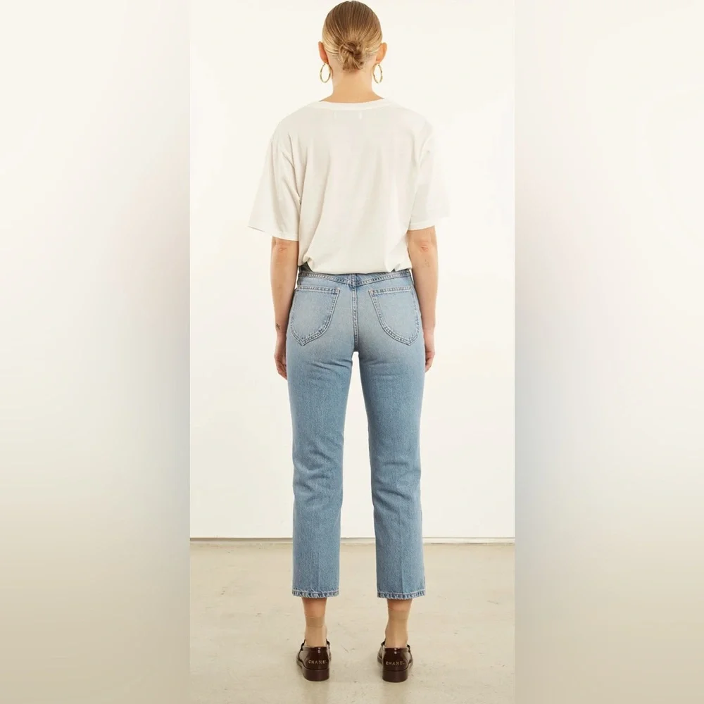 SPRWMN | Paradis Crop Straight Leg Denim Jeans‎ Women’s Sz 25